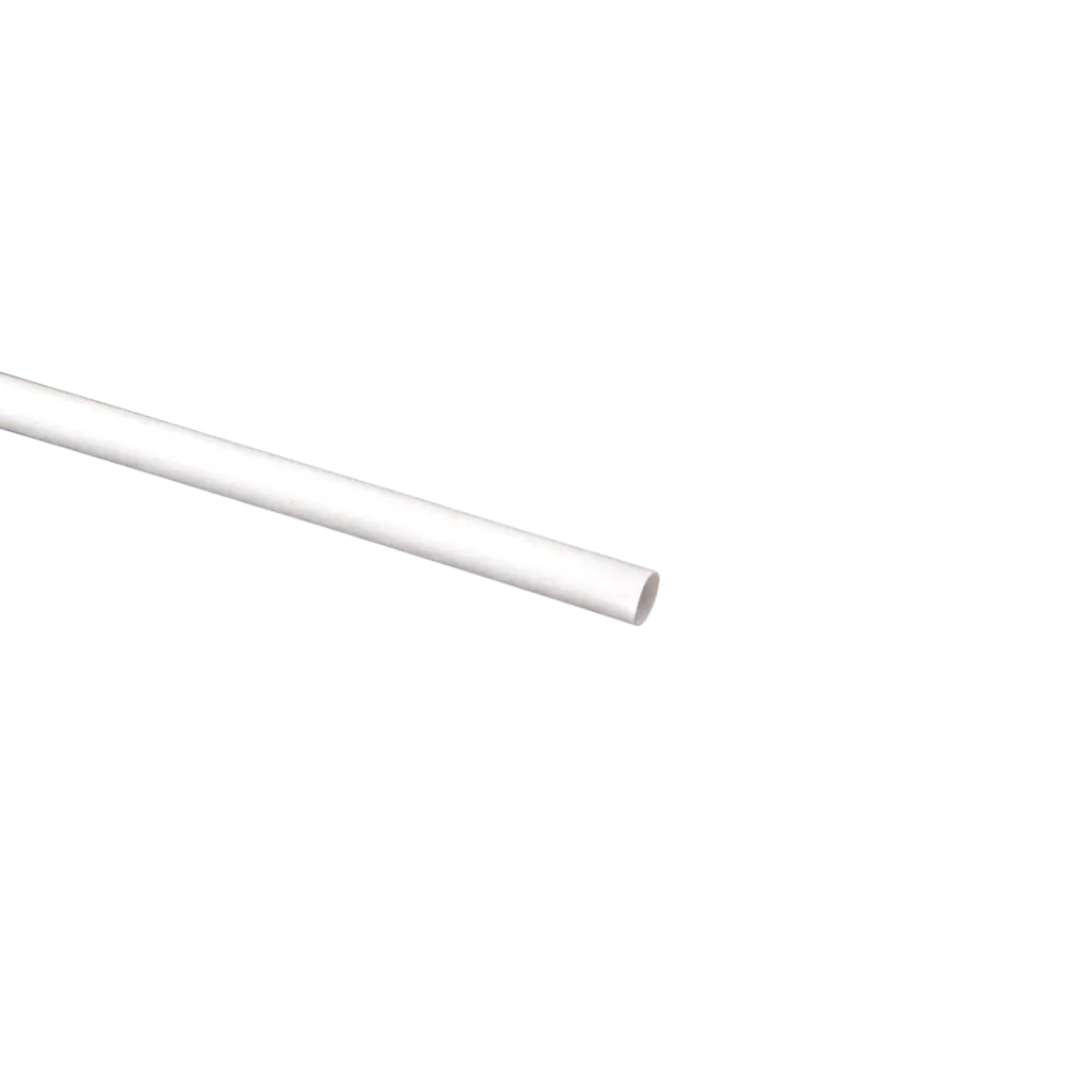 Cannuccia gigante XXL bianca in PP riciclabile 50cm ø 8mm - Certificata per alimenti e riutilizzabile (confezione da 500)