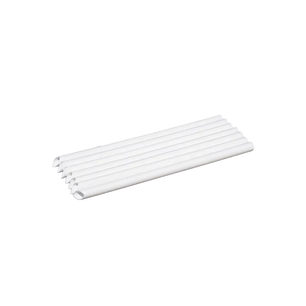Cannuccia per Bubble Tea in PP riciclabile bianco 23cm ø 12mm - Certificata alimentare e riutilizzabile (confezione da 100)