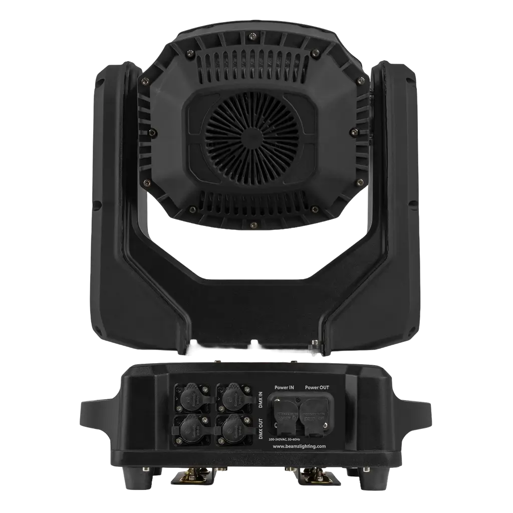 Set di 2 fari "NEREID120W" - impermeabili IP65 con flight-case
