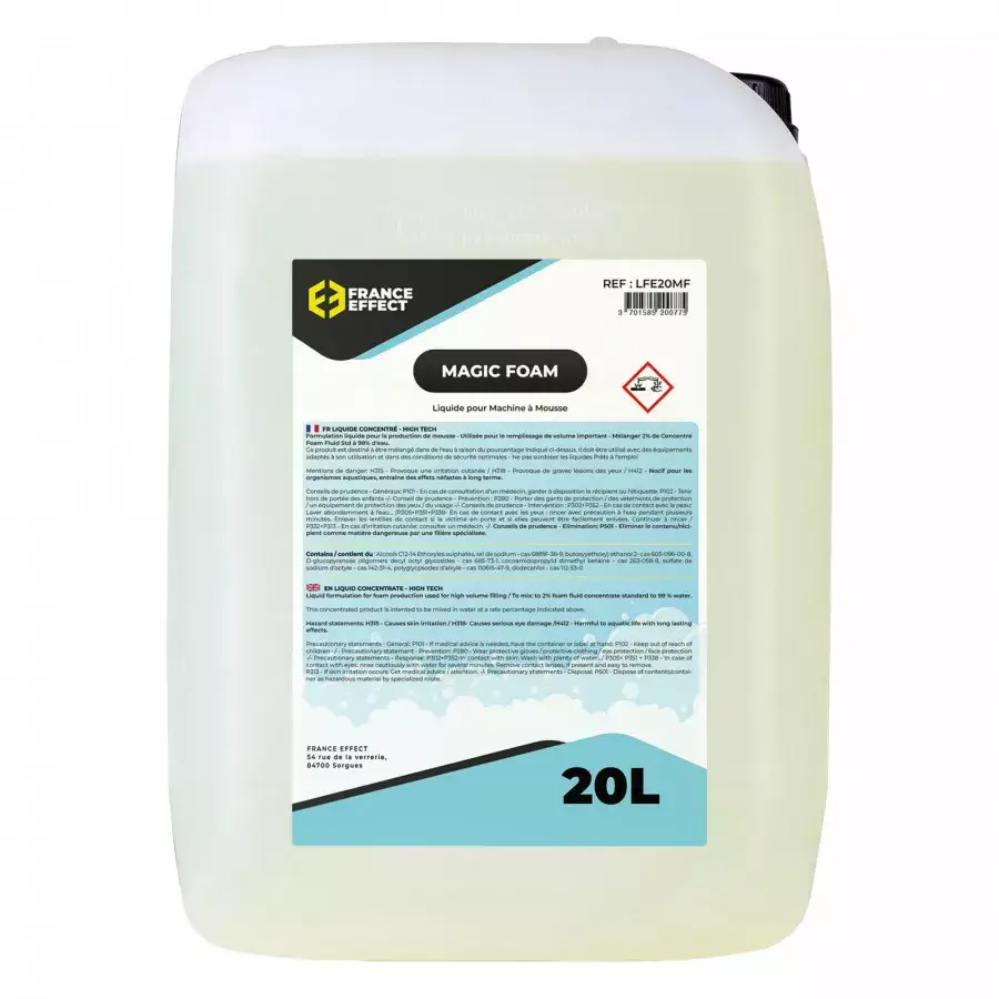 Liquido schiumogeno - 20L - 2%