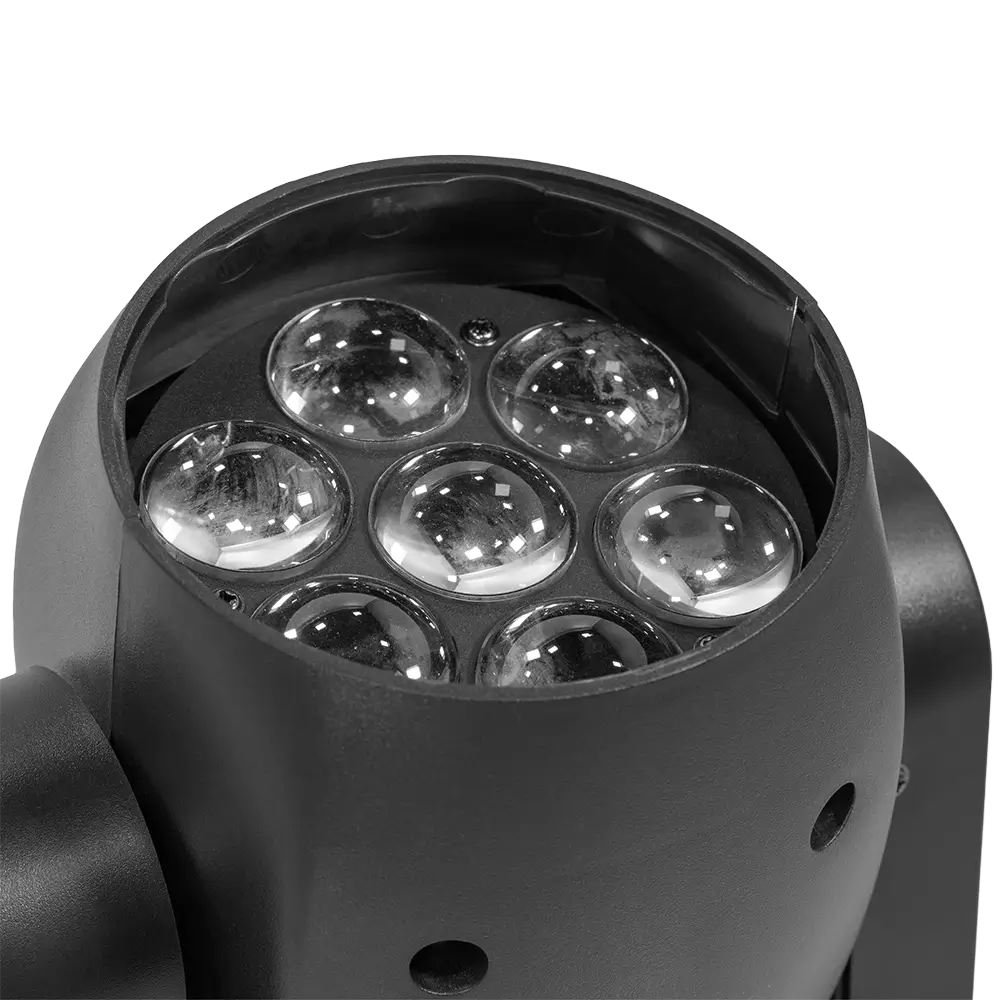 Testa di lavaggio professionale a LED, "IZY 715 Zoom" - stroboscopio e DMX - Mac Mah