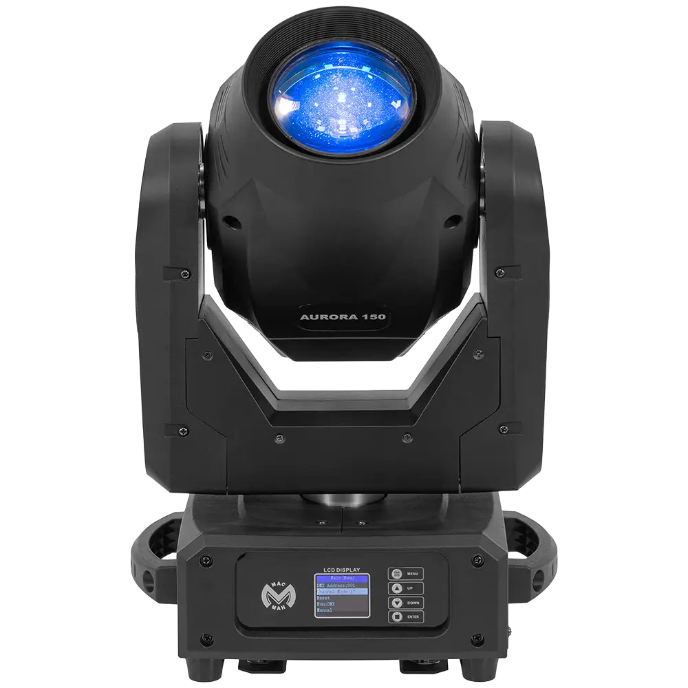 Confezione di 2 ibridi "Aurora 150 BSW" beam + spot + wash con flight case - Mac Mah