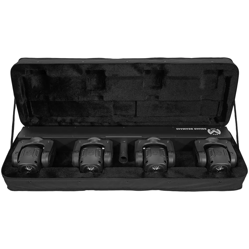 Fascio LED a effetto "Squad Beam 440" 4 teste 40 W 2,5° di fascio - Mac Mah