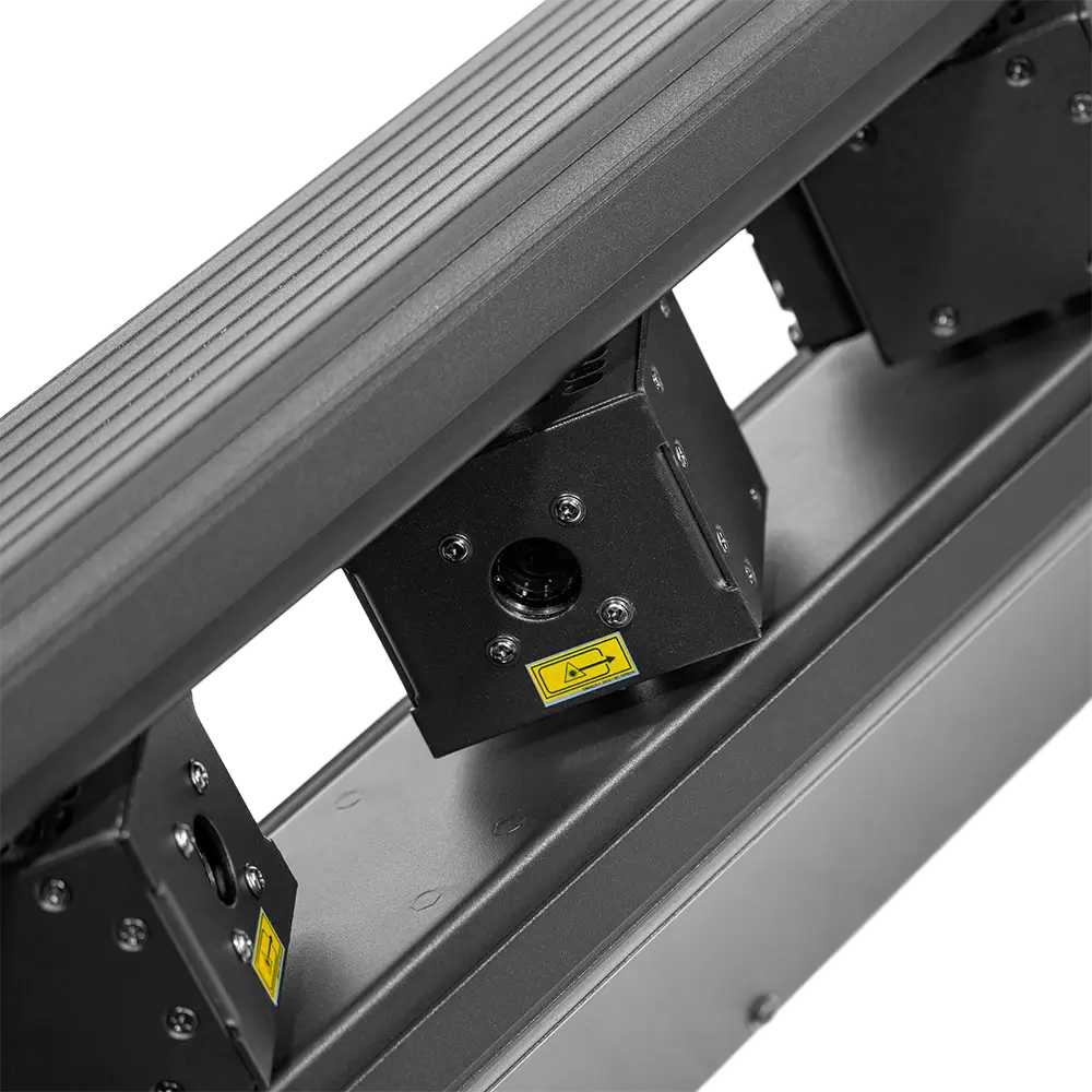 Barra laser pro "Laser Bar 6X1000RGB" 6×1000 mW motorizzata RGB - Evolite