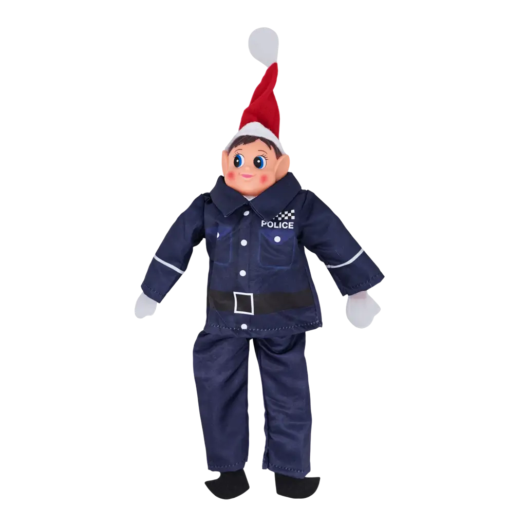 Travestimento da folletto della "polizia".