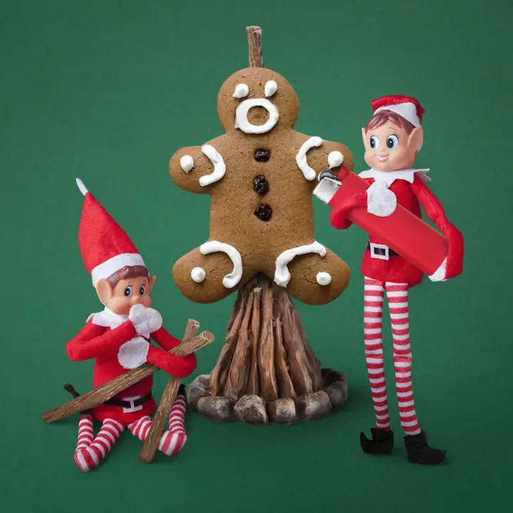 Elfi burloni di Natale per bambini e bambine (set di 2)