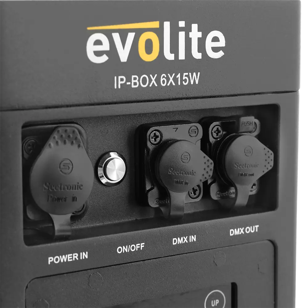 Evolite IP-Box 6×15W proiettore impermeabile - LED a batteria IP65