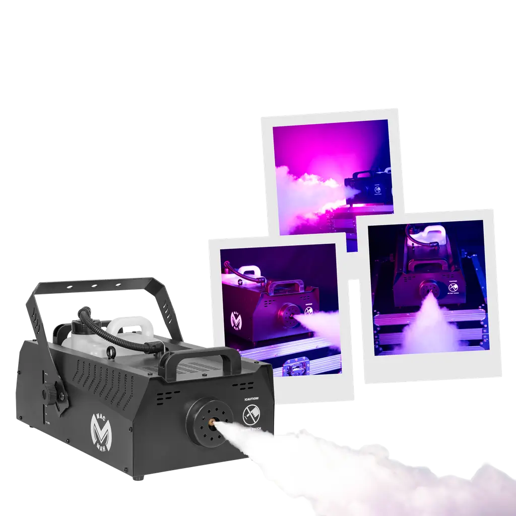 Macchina da nebbia da 2000 W - Mac Fog 2000 Mac Mah - Getto potente e controllo DMX