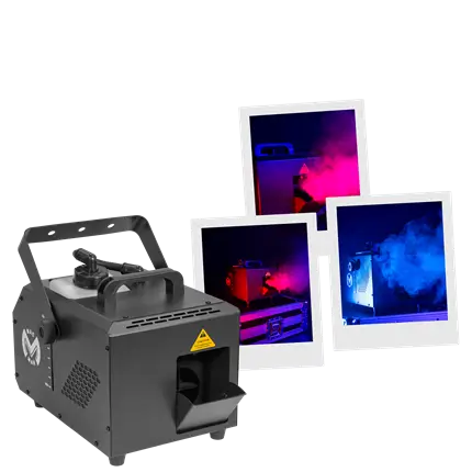 Macchina da nebbia da 1000 W - Mac Hazer 1000 Mac Mah - Nebbia luminosa e controllo DMX