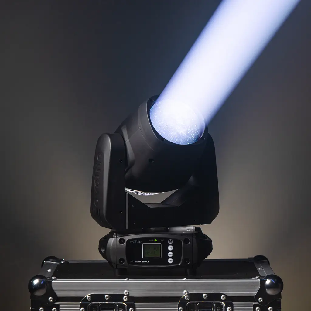 Proiettore da 100 W - Evo Beam 100 CR Evolite - Controllo DMX e LED multicolore