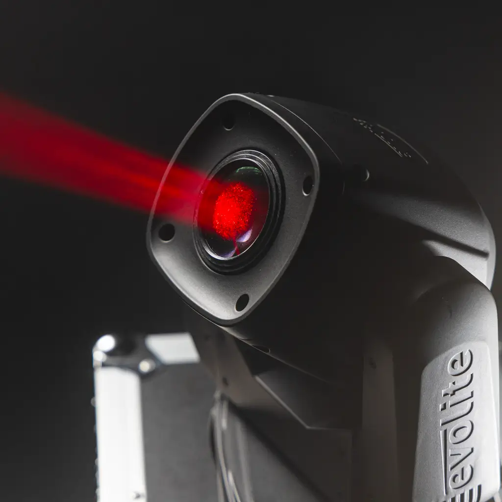 Confezione 2 faretti 100 W in flight case - Evo Spot 100 CR Set Evolite - LED multicolore e controllo DMX