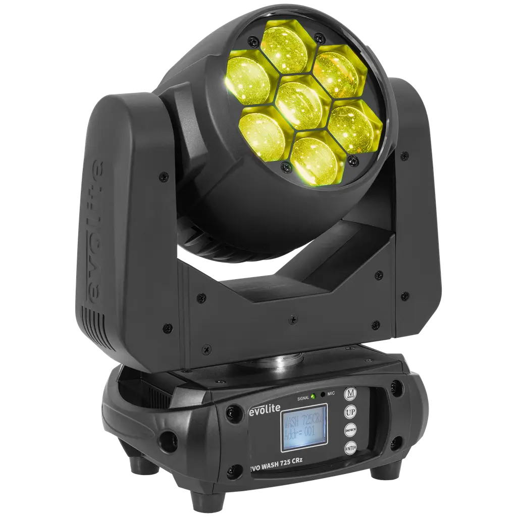 Faretto Wash 725 W - Evo Wash 725 CRz Evolite - LED multicolore e controllo DMX