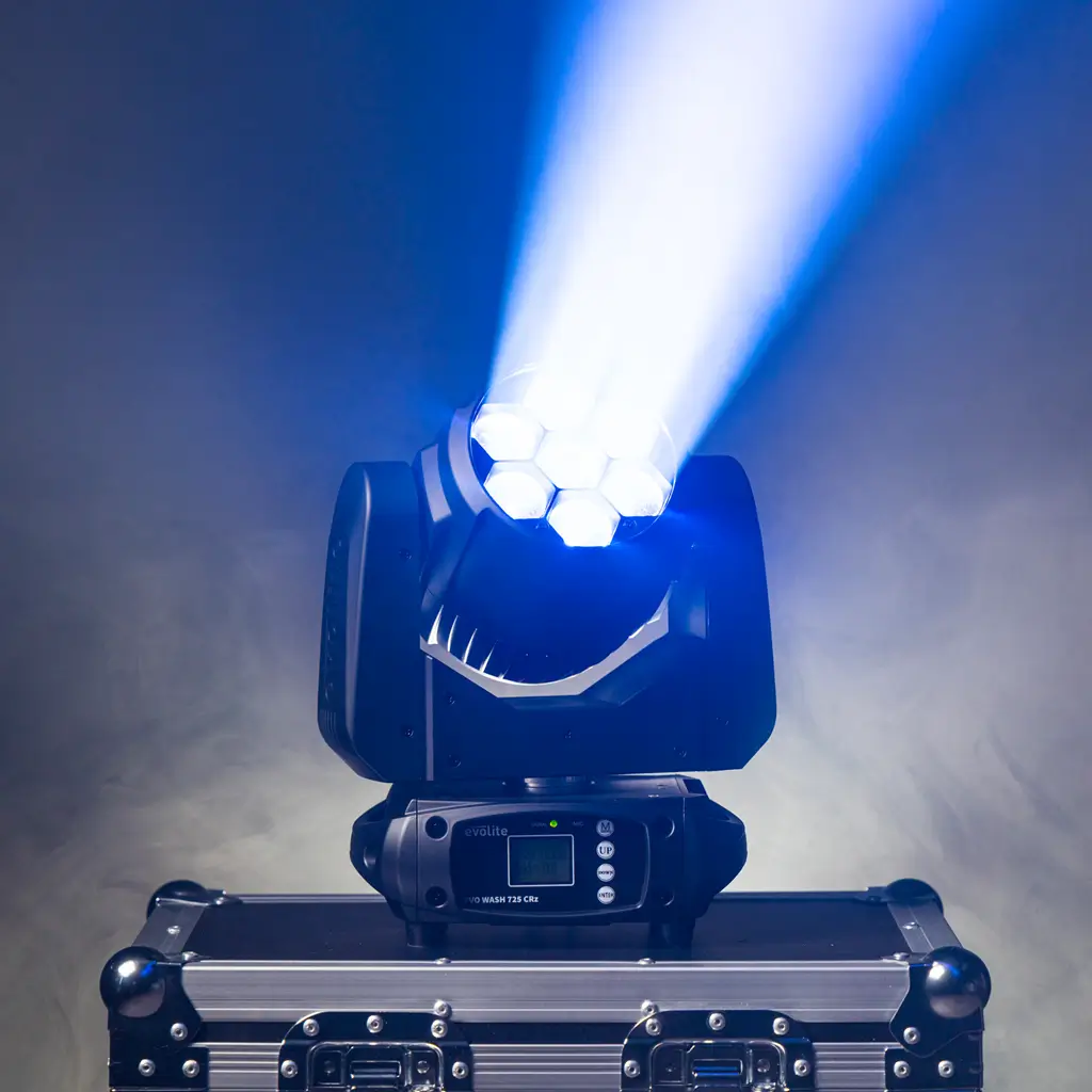 Faretto Wash 725 W - Evo Wash 725 CRz Evolite - LED multicolore e controllo DMX