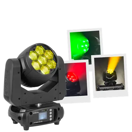 Faretto Wash 725 W - Evo Wash 725 CRz Evolite - LED multicolore e controllo DMX