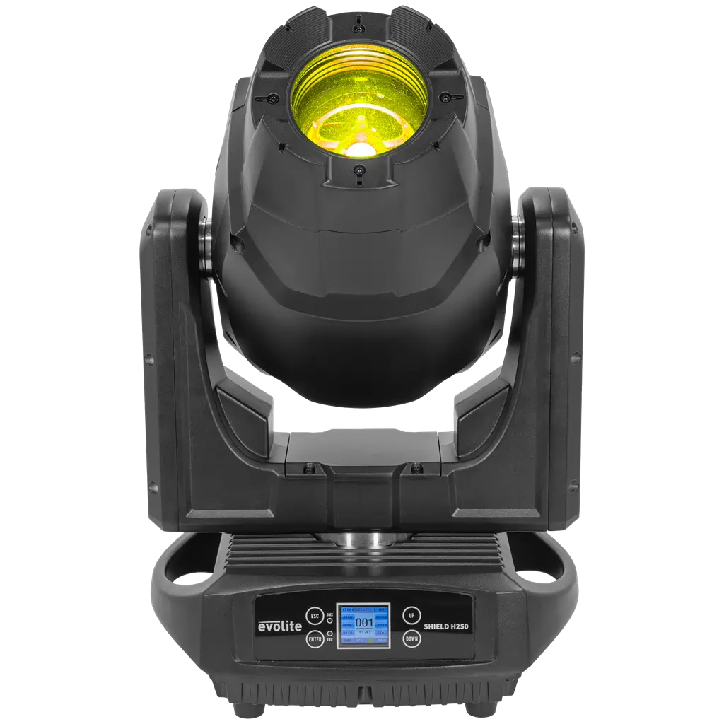 Proiettore ibrido da 250 W - Shield H250 IP65 Evolite - Uso interno ed esterno - DMX e Gobo