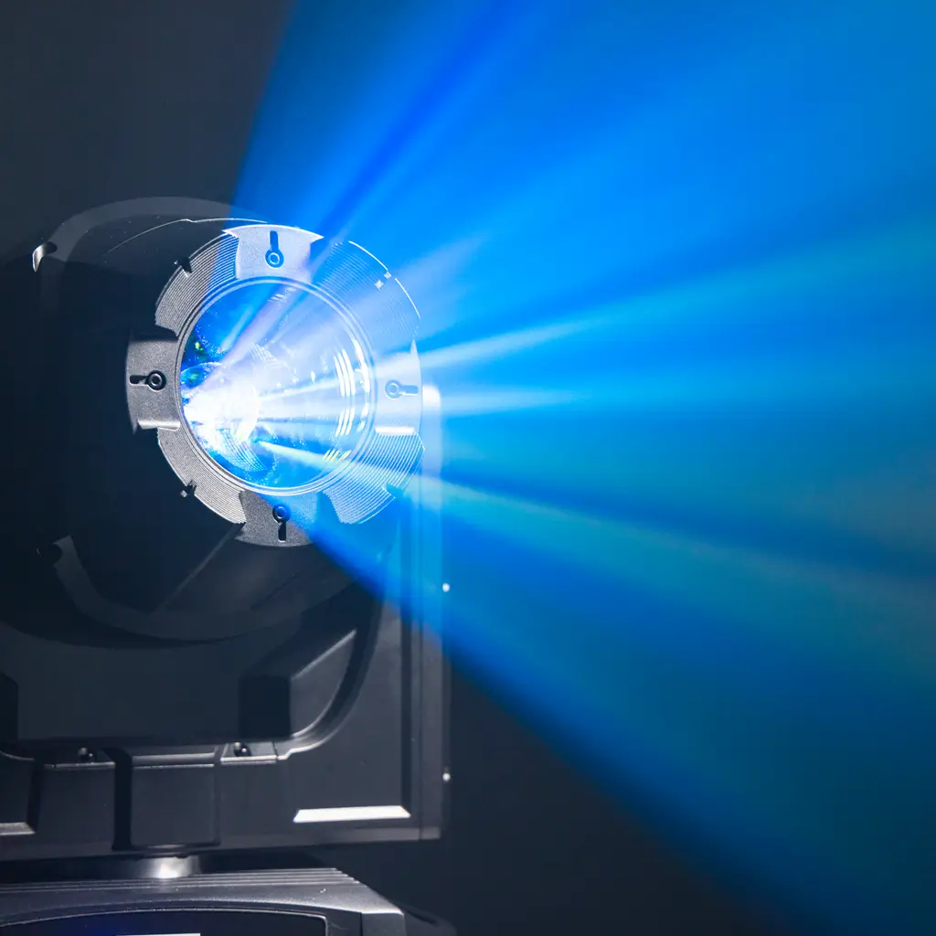 Proiettore ibrido da 250 W - Shield H250 IP65 Evolite - Uso interno ed esterno - DMX e Gobo