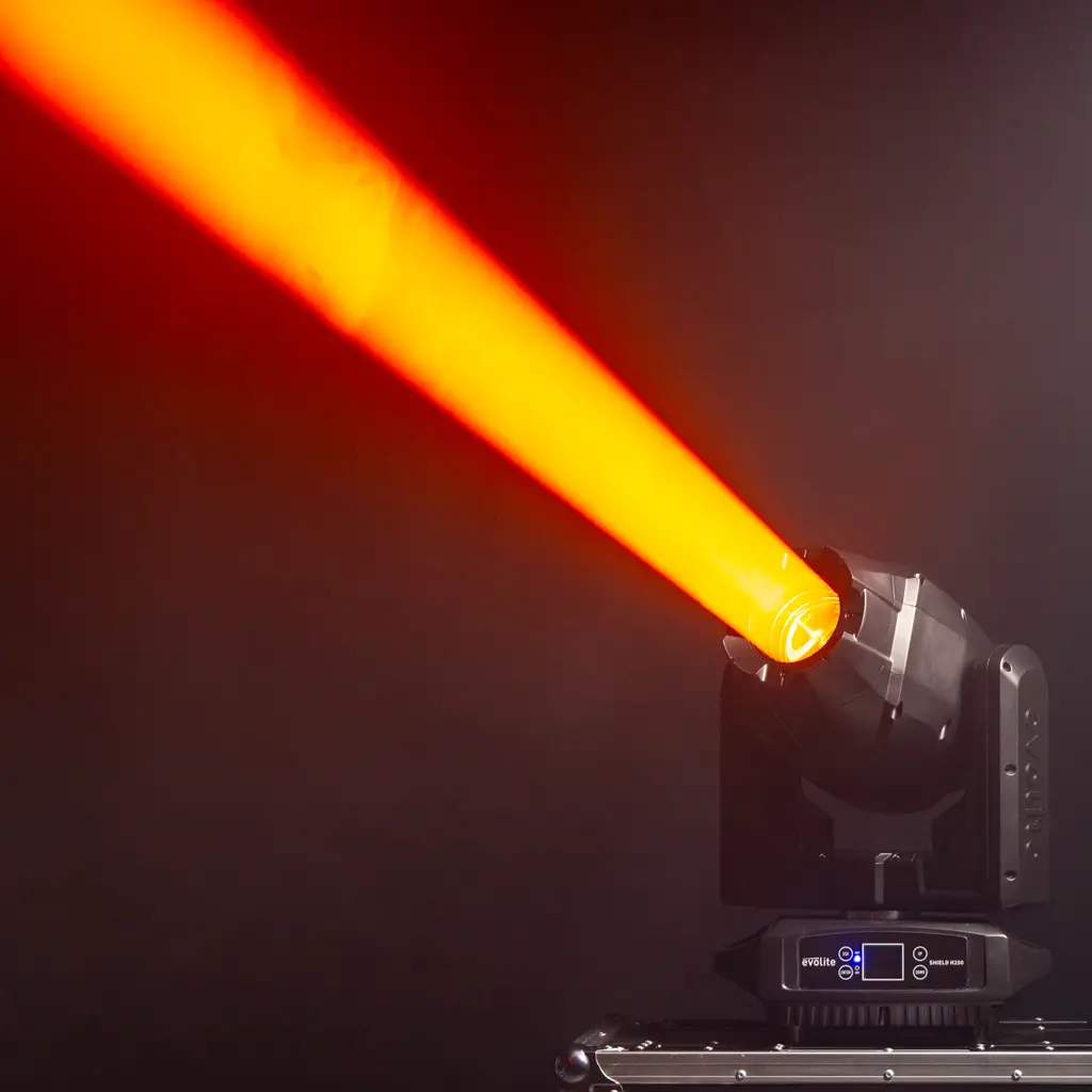 Proiettore ibrido da 250 W - Shield H250 IP65 Evolite - Uso interno ed esterno - DMX e Gobo