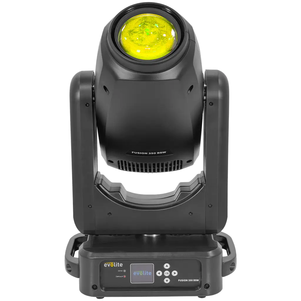 Confezione di 2 proiettori ibridi da 350 W in flight case - Fusion 350 BSW Set Evolite - Intelligent Beam, Spot & Wash