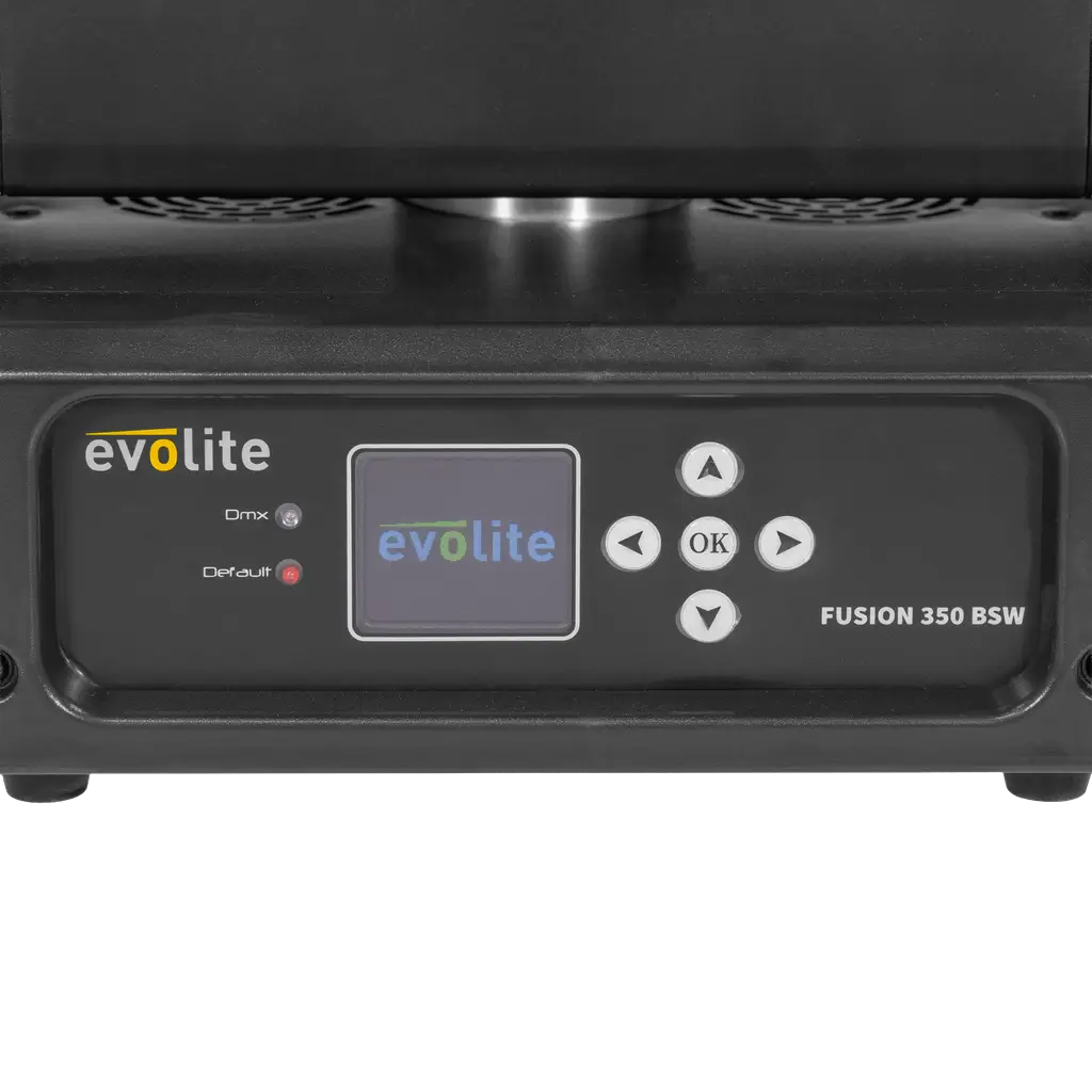 Confezione di 2 proiettori ibridi da 350 W in flight case - Fusion 350 BSW Set Evolite - Intelligent Beam, Spot & Wash