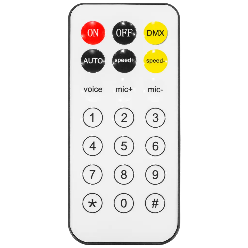 Faretto multiuso da 50 W - UFO Wing BoomTone DJ - LED + LASER + strobo + fasci, controllabile via DMX