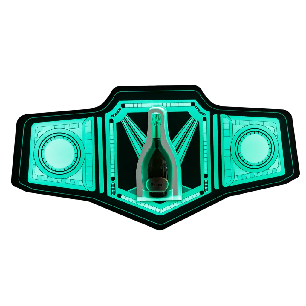 Rituel de service "Boxe" - Espositore per bottiglie VIP illuminato - By Sparklers