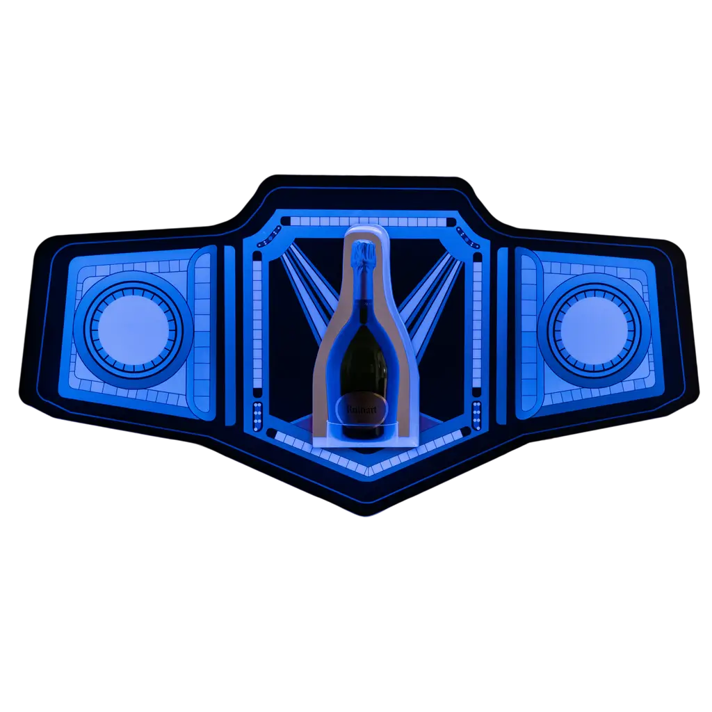 Rituel de service "Boxe" - Espositore per bottiglie VIP illuminato - By Sparklers