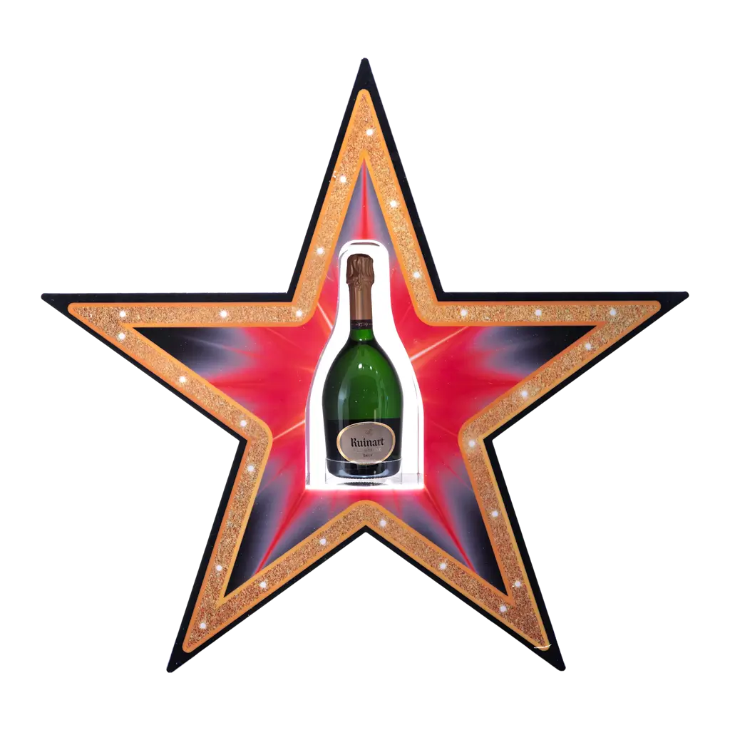 Rituel de service "Étoile" - Espositore per bottiglie VIP illuminato - By Sparklers