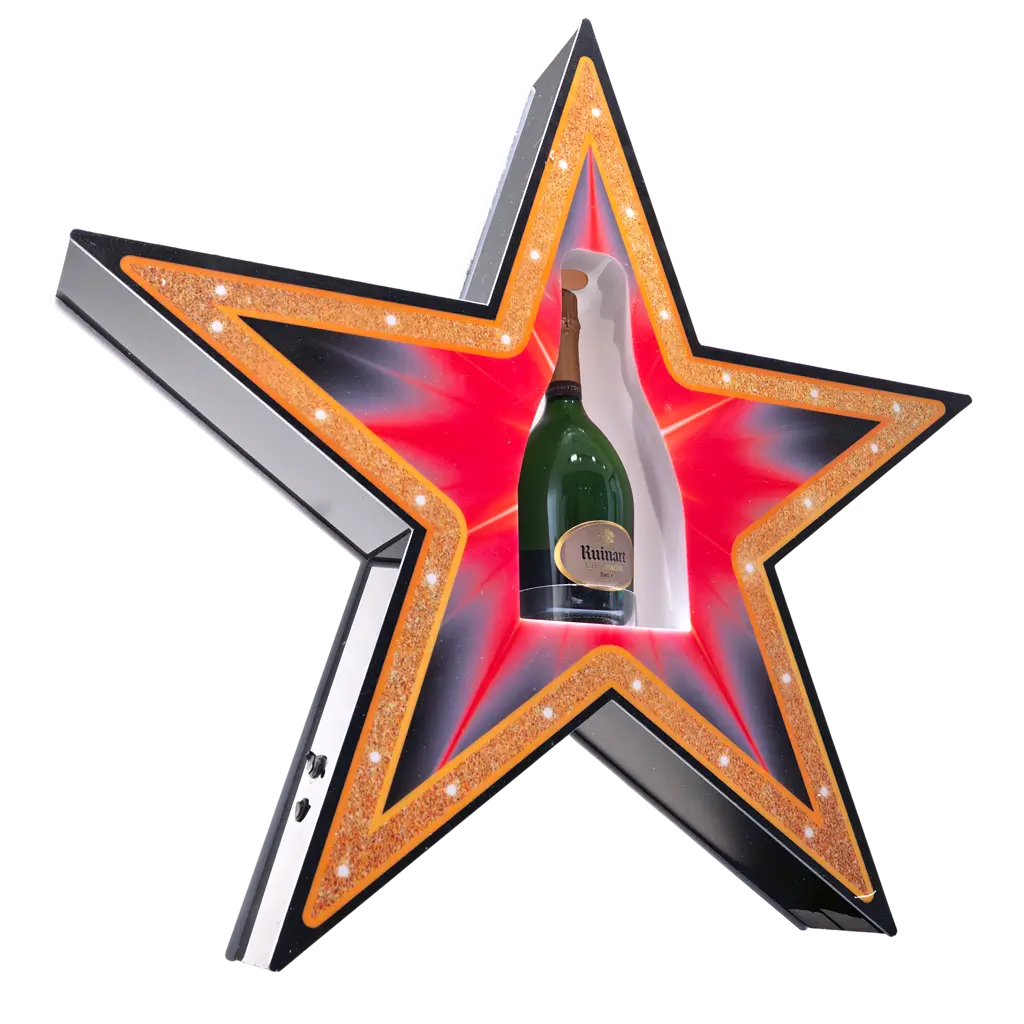 Rituel de service "Étoile" - Espositore per bottiglie VIP illuminato - By Sparklers