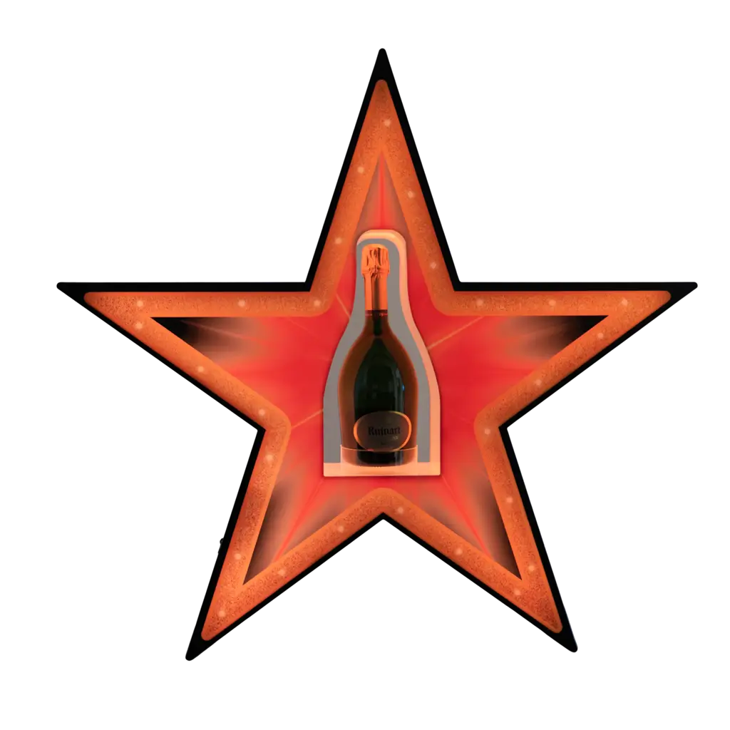 Rituel de service "Étoile" - Espositore per bottiglie VIP illuminato - By Sparklers
