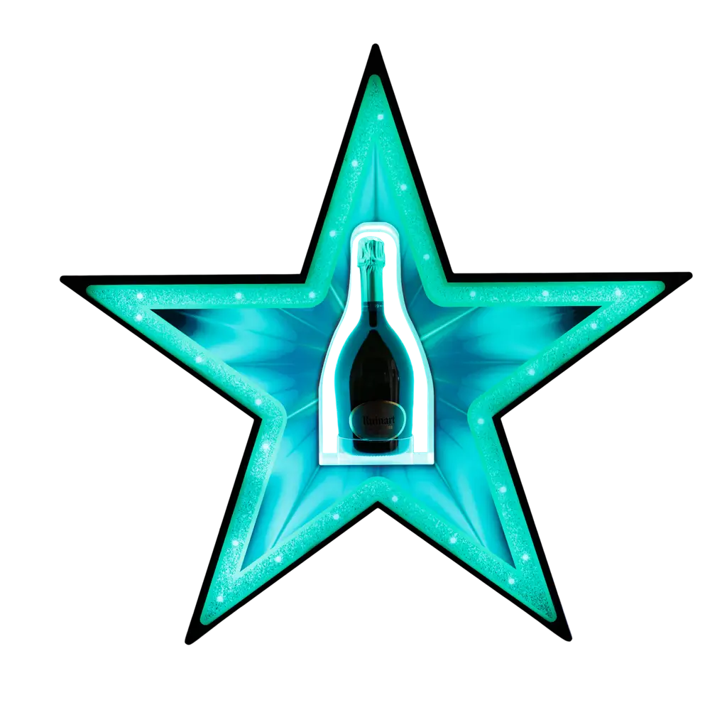 Rituel de service "Étoile" - Espositore per bottiglie VIP illuminato - By Sparklers