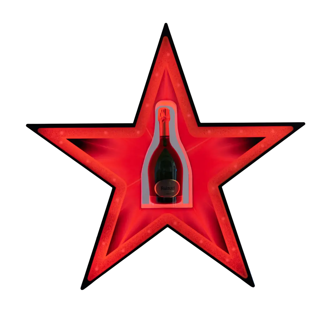 Rituel de service "Étoile" - Espositore per bottiglie VIP illuminato - By Sparklers