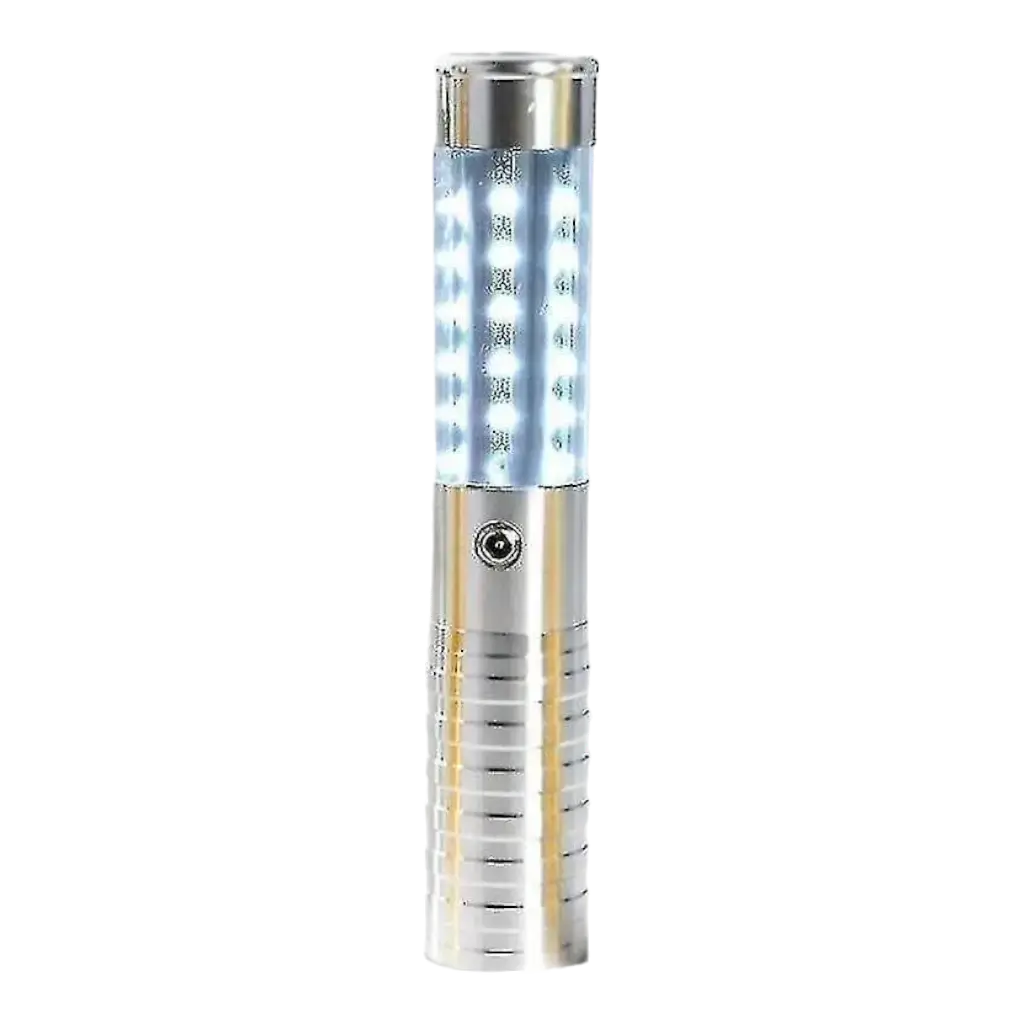 VIP Silver LED Bottle Stick con laser verde - 24 cm