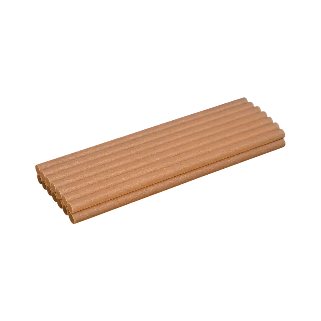 CAÏPI COCKTAIL Cannuccia in fibra naturale 15cm ø 8mm - Compostabile e biodegradabile - (Set di 250)