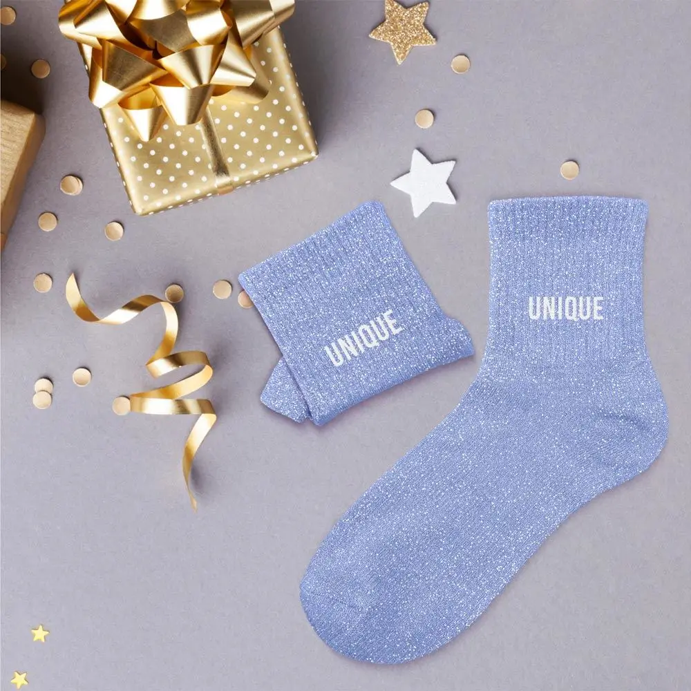 Calze singole con paillettes - Taglia unica 36-42