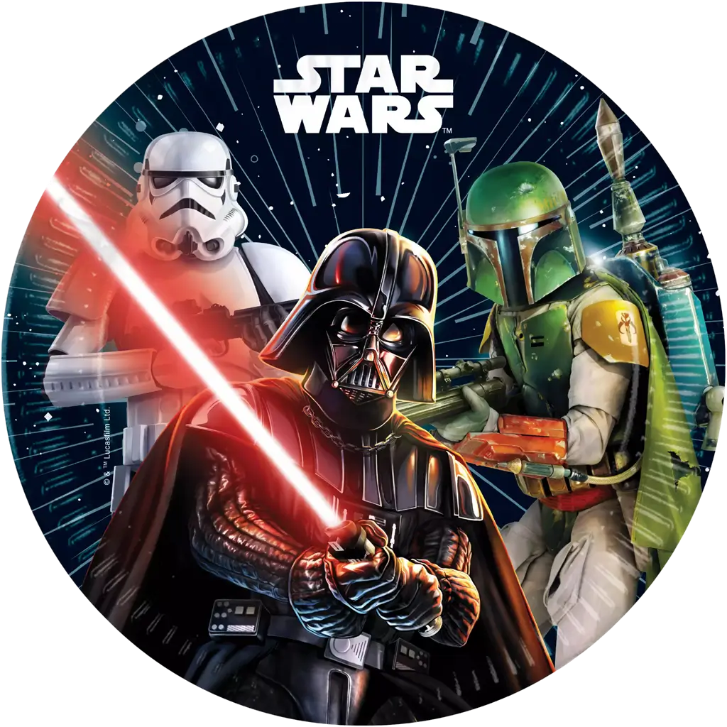 Piatto di carta Star Wars ø23cm - Set di 8