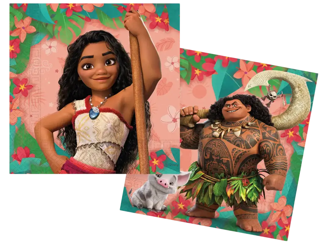 Vaiana 2 Asciugamani - Set di 20
