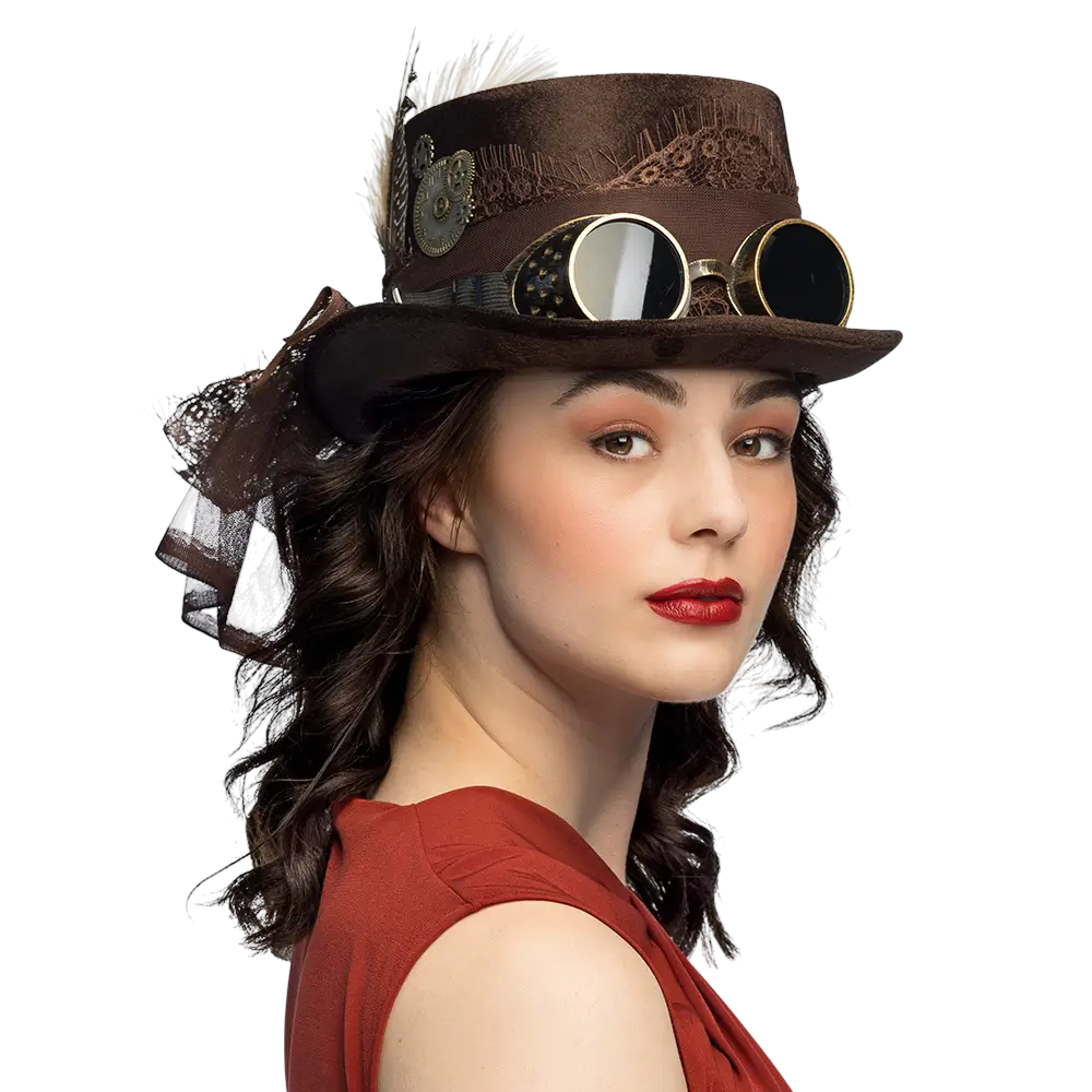 Cappello a cilindro "Specspunk