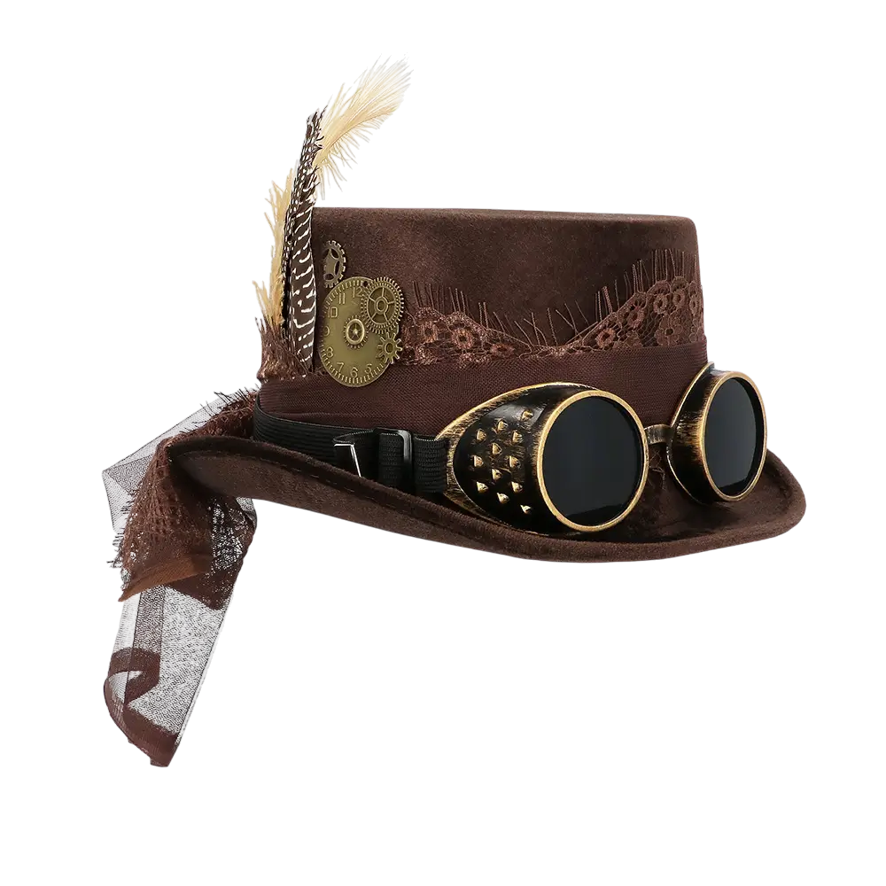 Cappello a cilindro "Specspunk