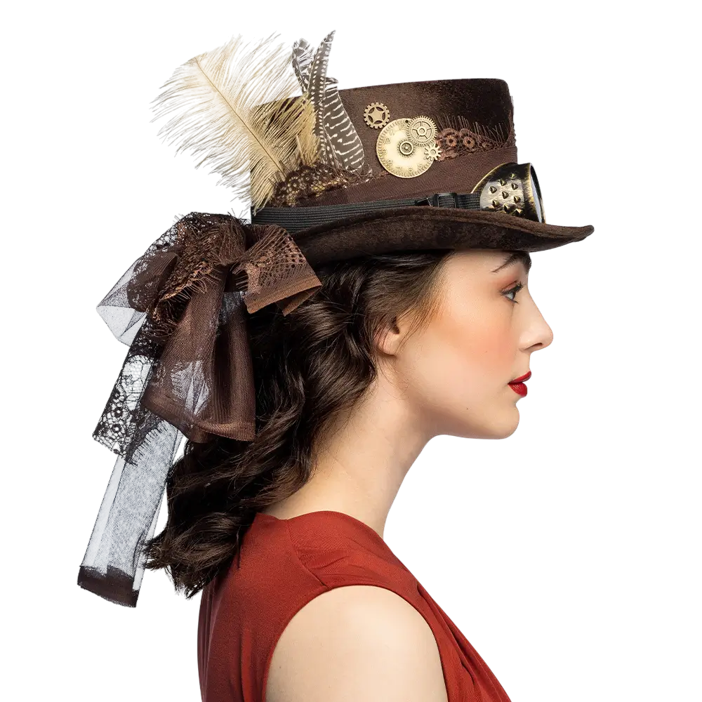 Cappello a cilindro "Specspunk