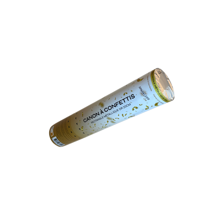 Cannone per coriandoli 20 cm Oro