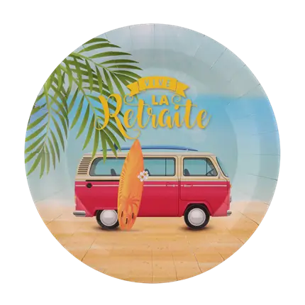 Piatto per pensionati - La belle vie (confezione da 10)