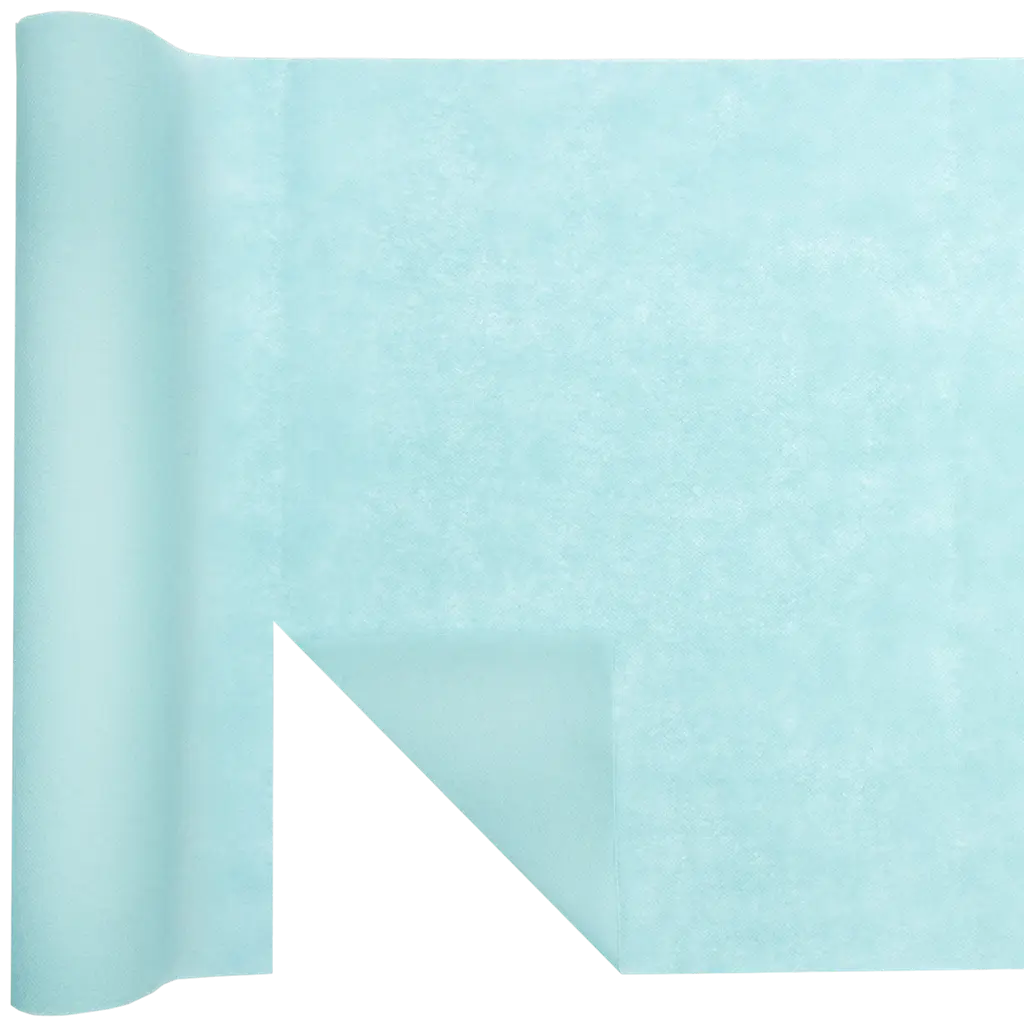 Runner da tavola pretagliato Harmony 4,8 m - Azzurro