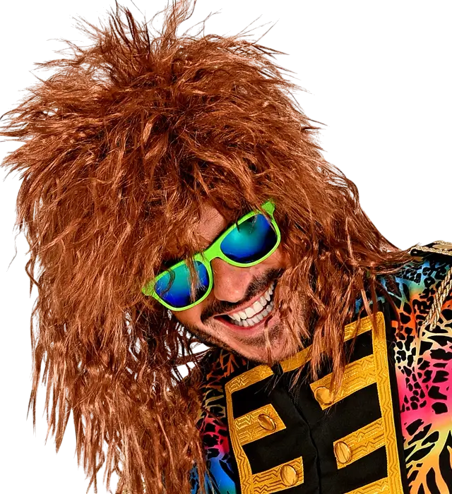 Occhiali Neon Anni 80 con Lenti Revo – 4 Colori Assortiti – Accessorio Costume Disco