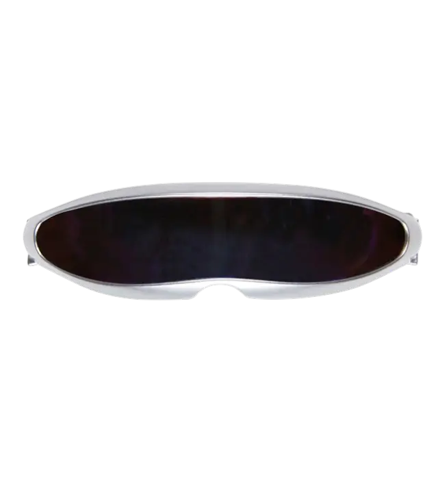 Occhiali Robot Argento Metallizzato – Accessorio Costume Futuristico