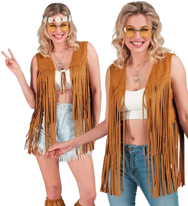 Giacca Hippie con Frange Stile Cowboy Western – Giacca Costume Anni 70