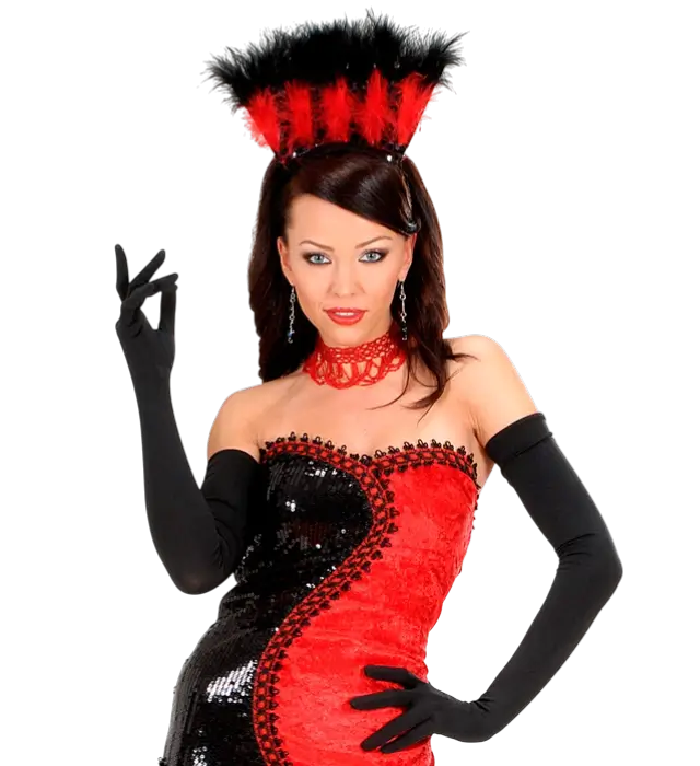 "GUANTO NERO LUNGO IN ELASTANE 60 cm - adatto anche per uomo