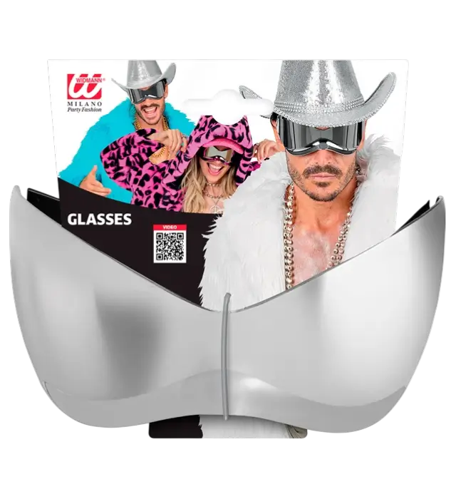 Occhiali Super a Specchio – Occhiali da Sole Effetto Specchio – Accessorio Costume