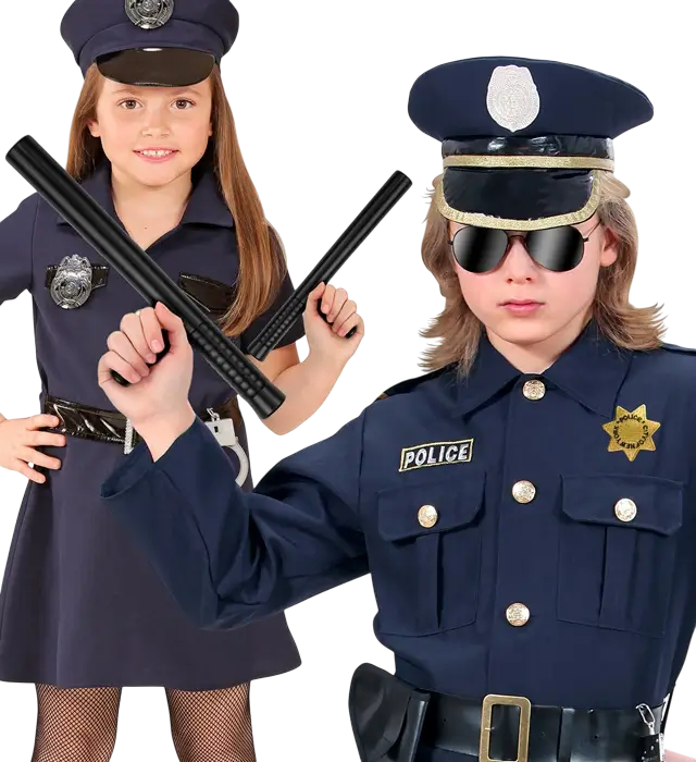 Manganello da Poliziotto 29 cm – Accessorio Costume Polizia