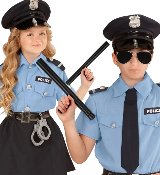 Manganello da Poliziotto 29 cm – Accessorio Costume Polizia