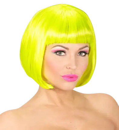 Parrucca Giallo Neon Valentina – Parrucca Costume